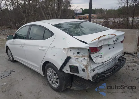 2018 Hyundai Elantra Se from USA, damaged, VIN 5NPD74LFXJH352429